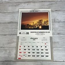 Vtg 1994 Calendar Deerfield WI Farmers CO-OP Cenex Land O Lakes Promo Ad Display picture