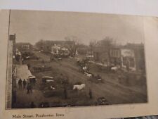 Pocahontas Iowa Main Street 1907 Postcard picture