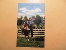 Maryland Hunt Cup Races near Baltimore Maryland linen postcard steeplechase picture