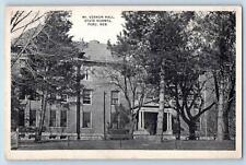 Peru Nebraska NE Postcard Mt. Vernon State Normal Building Exterior 1919 Antique picture