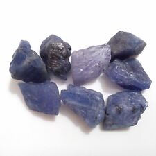 Fabulous Earth Mined Blue Tanzanite Raw 8 Piece Size 15-18 MM Rough Jewelry picture