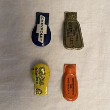 Lot  of 4 Vintage Adv Clicker/Noisemaker~ Chevrolet, Cricket, Ford picture