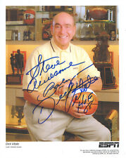DICK VITALE HAND SIGNED 8x10 COLOR PHOTO+COA      BASKETBALL LEGEND     TO STEVE picture