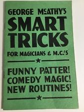 George McAthy’s Smart Tricks For Magicians And MC’s 1947 picture