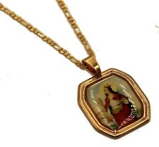 Santa Barbara Medal - Sta Barbara Medal 18k Gold Plated with 18 Chain picture