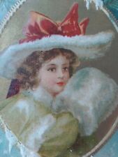 Vtg postcard. Wishing you a happy Christmas. Child.  Clapsaddle. PMK 1906 (M4) picture
