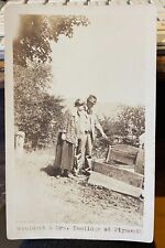 RPPC PHOTO c1920s President & Mrs. Coolidge at Plymouth by G Chambers Rutland VT picture