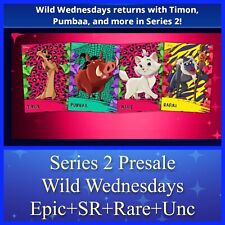 PRESALE SERIES 2 WILD WEDNESDAYS-EPIC+SR+R+U 64 CARDS/4 Wks-TOPPS DISNEY COLLECT picture