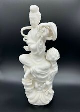 Toyo Japan White Ceramic Geisha Girl Figurine Statue Vintage picture