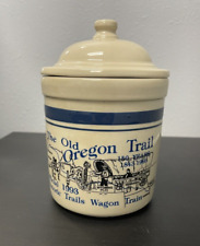 Crock w/Lid Oregon Trail Official  1993 Historic Dart Henderson NE 402 723 5395 picture