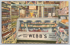 Postcard St. Petersburg, Florida Delicatessen in Webb's One Stop Drug Store A725 picture