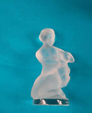 Lalique - Diana the Huntress with Fawn- Sculpture/Paperweight - Signed Glass picture
