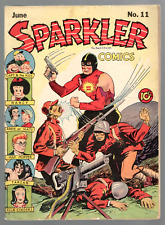 Sparkler Comics #11 1942 VG/FN 5.0 WW2 Cover picture