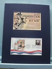Prohibition in the Roaring Twenties - Enforcement & First Day Cover of its stamp picture