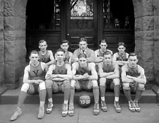 1920 YMCA Basketball Team Old Photo 8.5
