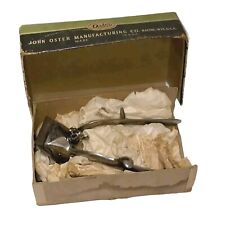 Oster Manual Hair Clippers Model 105 Original Box Hand Operated Trimmer Vtg 40s picture