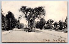 Park & Washington Streets North Attleboro Massachusetts c1908 Vintage Postcard picture
