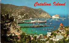 Vtg 1960s Avalon Bay Steamer Ship Santa Catalina Island California CA Postcard picture