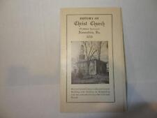 History of Christ Church (Protestant Episcopal) Alexandria,Virginia 1773 picture