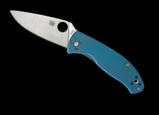 Spyderco Tenacious Frame Lock C122TIBLP Titanium 8Cr13MoV Steel Pocket Knife picture