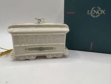 Lenox 1991 Passenger Train Car Ornament Yuletide Express Collection with Box picture