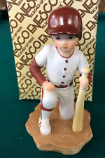 1983 Vintage Enesco Porcelain Little Baseball Player 