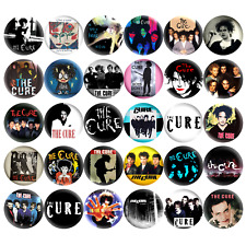 THE CURE Buttons 80's New Wave Post Punk Goth Retro Music, 1