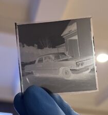 c1940s Old Classic Muscle Car Outside Old House Negative Photo picture