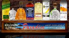 2' Led  liquor bottle display /shot glass display WELCOME TO PARADISE picture