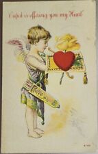 Cupid Is Offering You My Heart, Valentines Day, 1911 Vintage Holiday picture