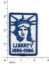 VINTAGE Statue of Liberty Centennial PATCH 1886-1986 Lady Liberty new old-stock picture