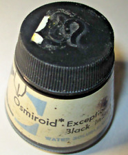OSMIROID Open Bottle Free Flowing BLACK INK About Half Full Number 3214 picture