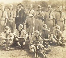 Rare 1913 Blandon Pennsylvania AA Baseball Team Photo With Gear Berks County PA picture