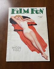 Film Fun Magazine August 1932 Shore Fire VF Condition Bolles Spicy Pulp picture