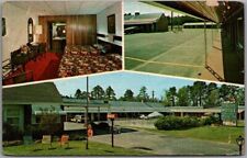1960s Smithfield, North Carolina Postcard TROT MOTEL INTOWN Room Interior Chrome picture