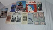 1930s - 80s, 12 Vtg Travel Brochures, Pamphlets, Magazines+Colorado, Arizona+++ picture