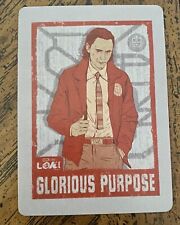 2021 Loki Glorious Purpose Set Of Bicycle Poker Playing Cards Tom Hiddleston picture