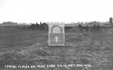 Loading Alfalfa On Percy Farm West Point Mississippi MS Reprint Postcard picture