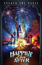 Happily Ever After Fireworks Unlock the Magic Castle Walt Disney World Poster picture
