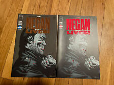 Negan Lives #1 1st Print VF/NM 2020 Image Skybound Kirkman Red Bronze Covers picture
