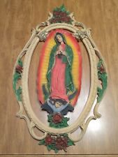  Vintage Virgen De Guadalupe Wall Art 15.5