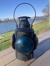 VINTAGE CPR MONTREAL RAILROAD SWITCH STAND SIGNAL LAMP LANTERN TRAIN LIGHT picture