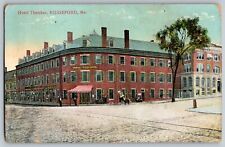 Biddeford, Maine ME - Hotel Thatcher Building - Vintage Postcard - Posted 1912 picture
