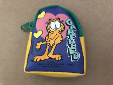 Vintage GARFIELD Miniature Backpack Coin Change Purse Keychain #20 picture