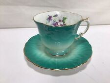 II57 Vintage Frozen Ainsley Bone China Floral Teacup & Saucer For Gift Set of 1 picture