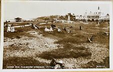 RPPC England Whitley Bay Links Gardens Real Photo Postcard 1947 picture