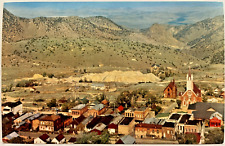 Virginia City NV- Nevada Panorama Virginia City Sun Mountain Vintage Postcard picture