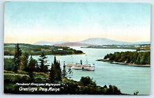 Postcard Penobscot River near Winterport, Maine Greetings A183 picture