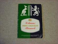 Cricket Memorabilia  Rothmans Test Cricket Almanac – 1961  picture
