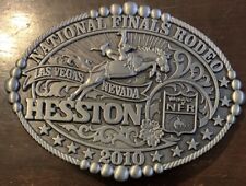 2010  Hesston National Finals Rodeo Belt Buckle Las Vegas picture
